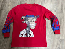 Load image into Gallery viewer, Red APE Collection Long Sleeve T-shirt
