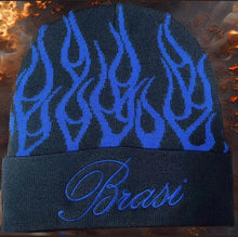 Load image into Gallery viewer, Black Flame Beanie
