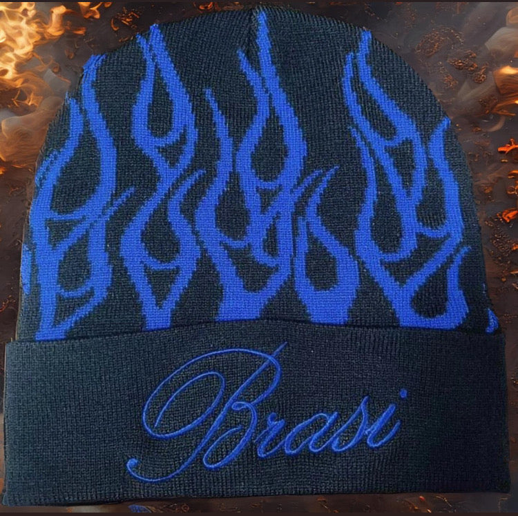 Black Flame Beanie