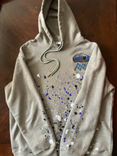 Load image into Gallery viewer, Grey Paint Splash Hoodie
