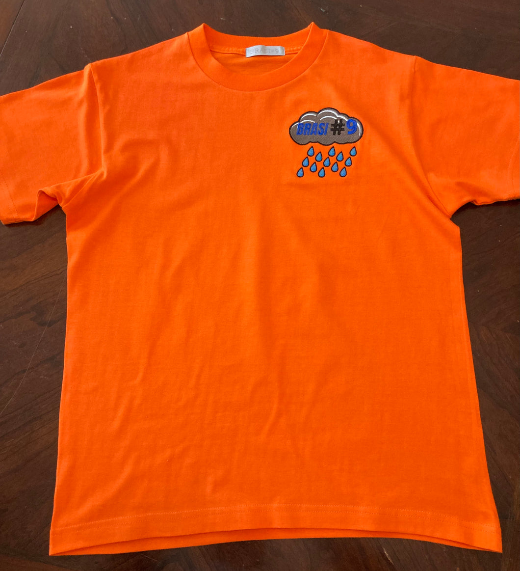 Orange Cloud Collection Short Sleeve T-Shirt